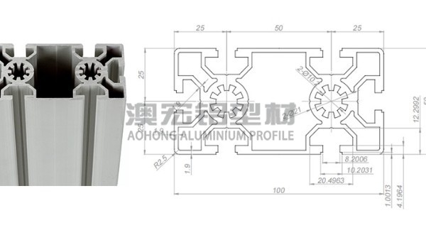 50100歐標(biāo)工業(yè)鋁型材