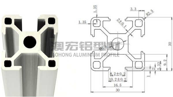 歐標3030工業鋁型材介紹