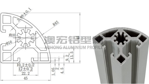 圓弧鋁型材機架